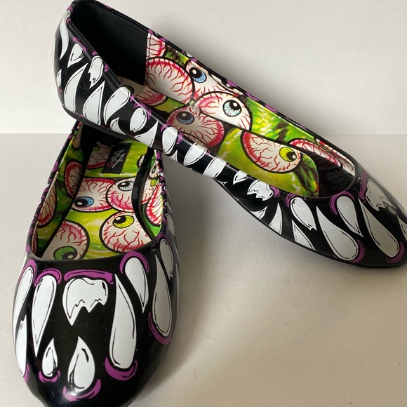 NWOT IRON FIST TIMMY CHEW FLATS (fits like a 10) - Picture 3 of 4